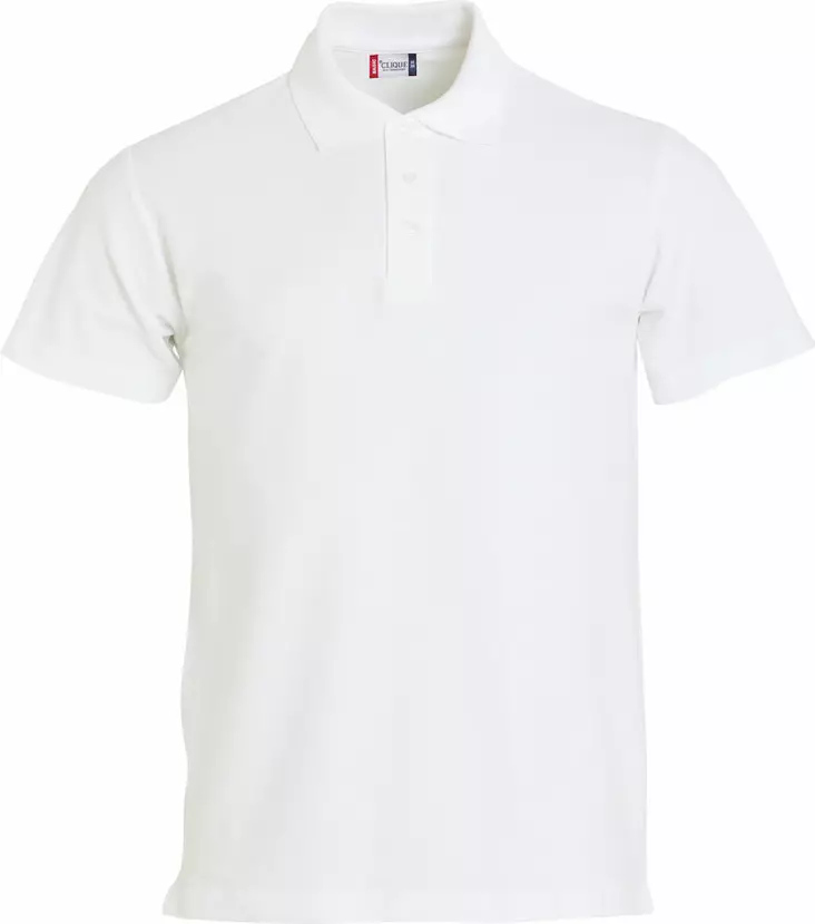 Clique Basic Polo, valkoinen - Clique Vaatteet - 028230-00 - 1