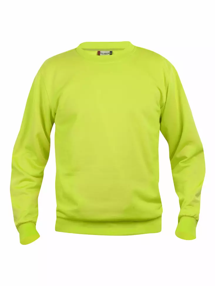 Clique Basic Roundneck, visibility green - Clique Vaatteet - 021030-600 - 1