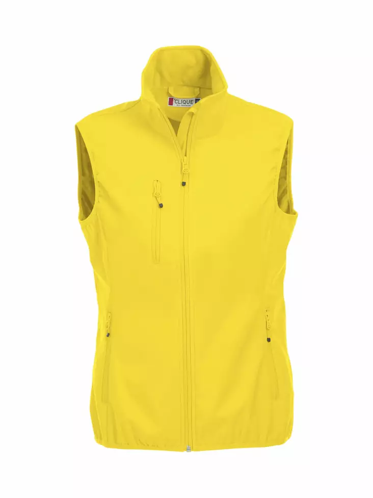 Clique Basic Softshell Vest Ladies, kirkas keltainen - Clique Vaatteet - 020916-10 - 1