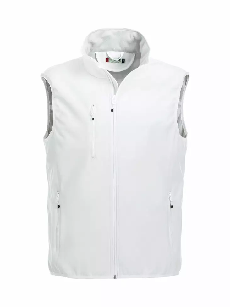 Clique Basic Softshell Vest, valkoinen - Clique Vaatteet - 020911-00 - 1