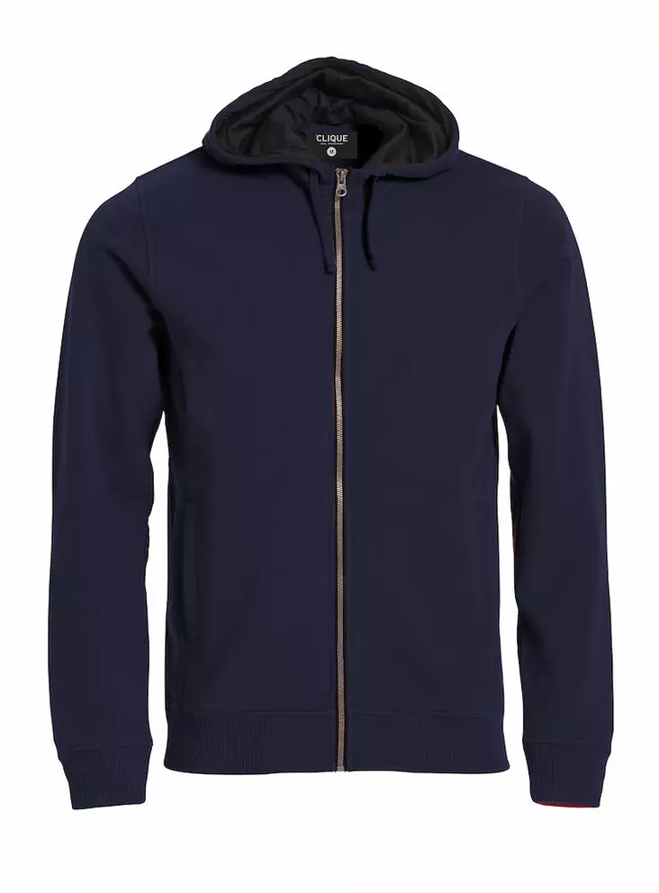 Clique Classic Hoody Full Zip, tummansininen - Clique Vaatteet - 021044-580 - 1
