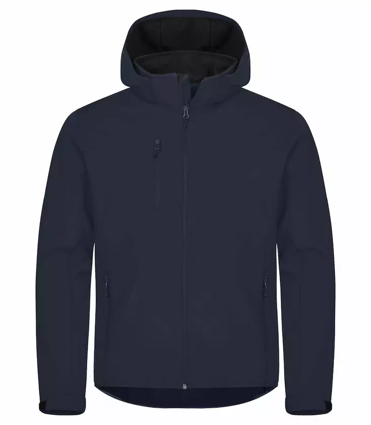 Clique Classic Softshell Hoody, Navy Blue - Clique Vaatteet - 0200912-580 - 1