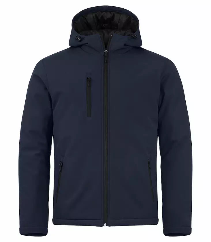 Clique Padded Hoody Softshell, tumman sininen - Clique Vaatteet - 020952-580 - 1