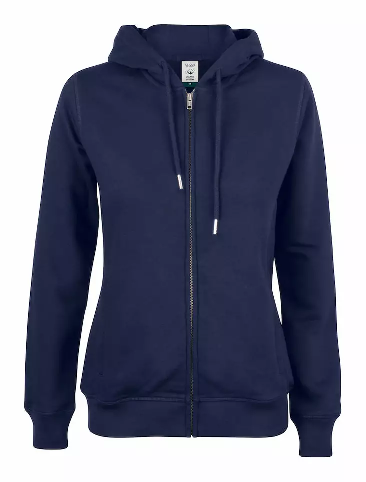 Clique Premium OC Hoody Full Zip Ladies, tumman sininen - Clique Vaatteet - 021005-580 - 1