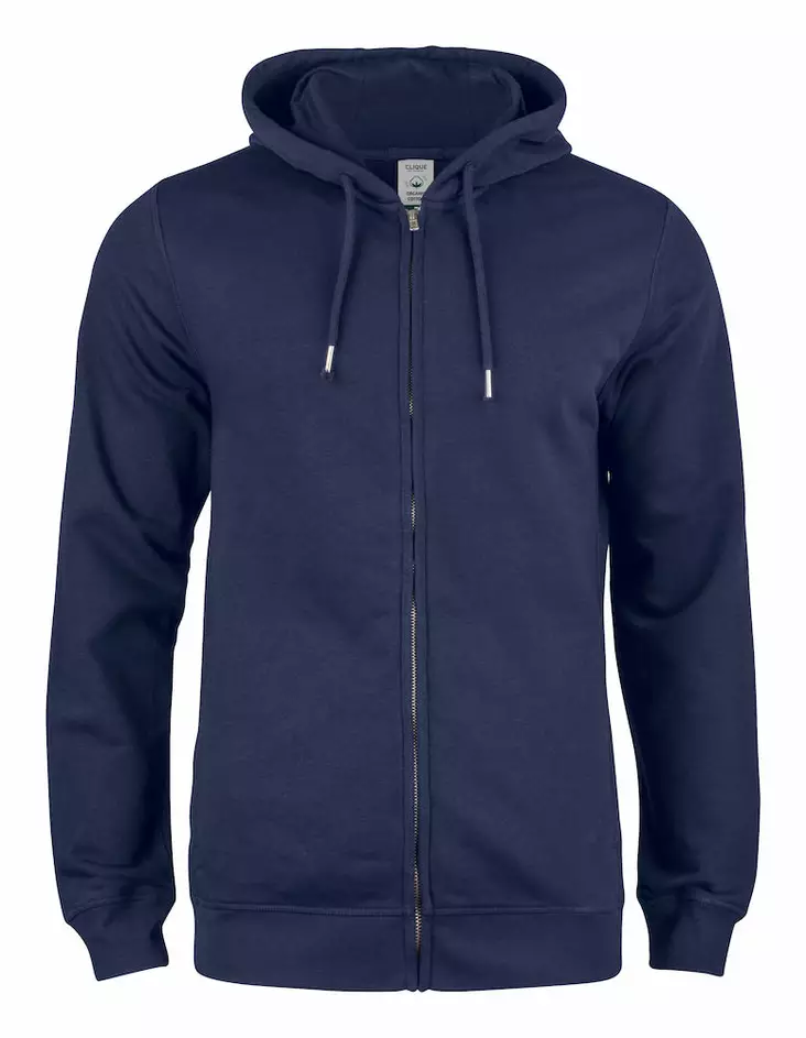 Clique Premium OC Hoody Full Zip, tumman sininen - Clique Vaatteet - 021004-580 - 1