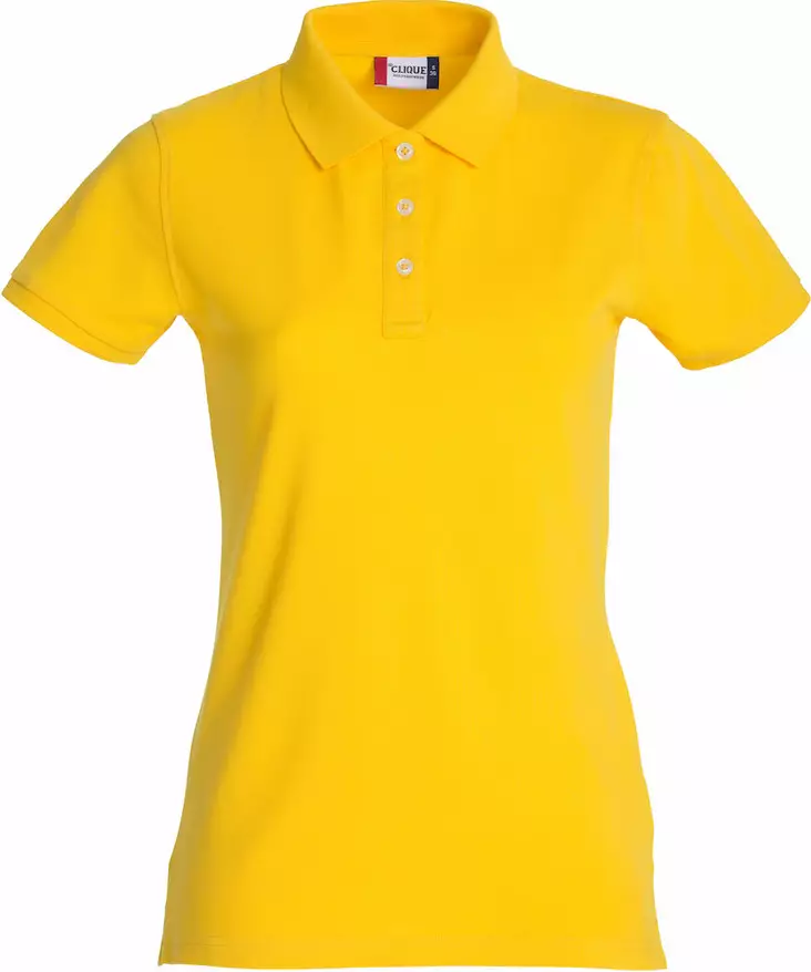 Clique Stretch Premium Polo Ladies, kirkas keltainen - Clique Vaatteet - 028241-10 - 1