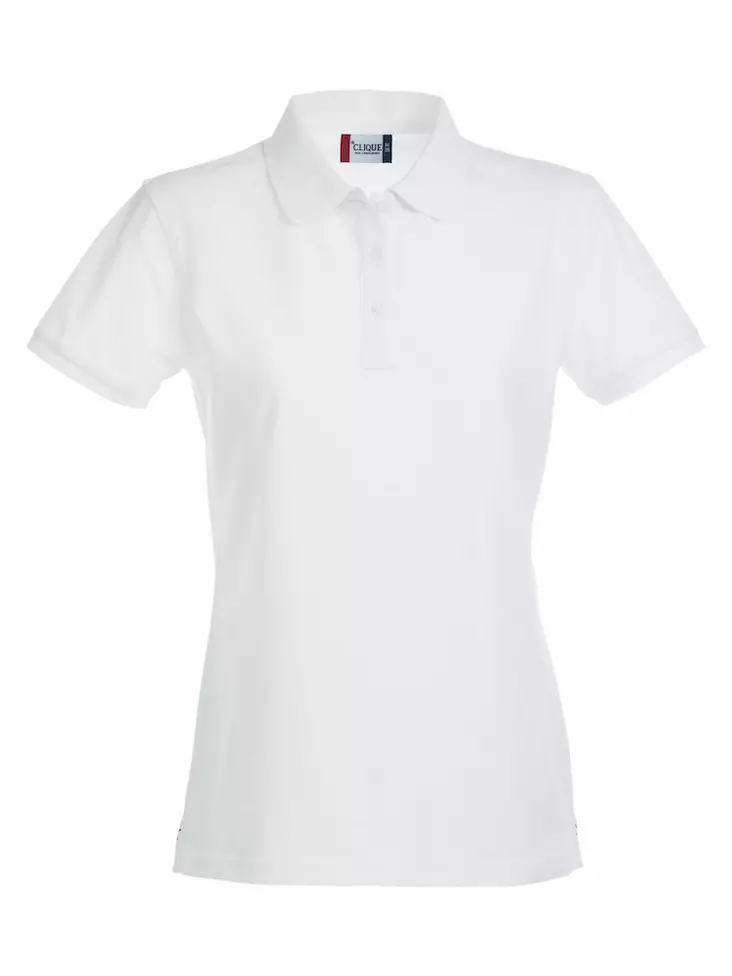 Clique Stretch Premium Polo Ladies, valkoinen - Clique Vaatteet - 028241-00 - 1