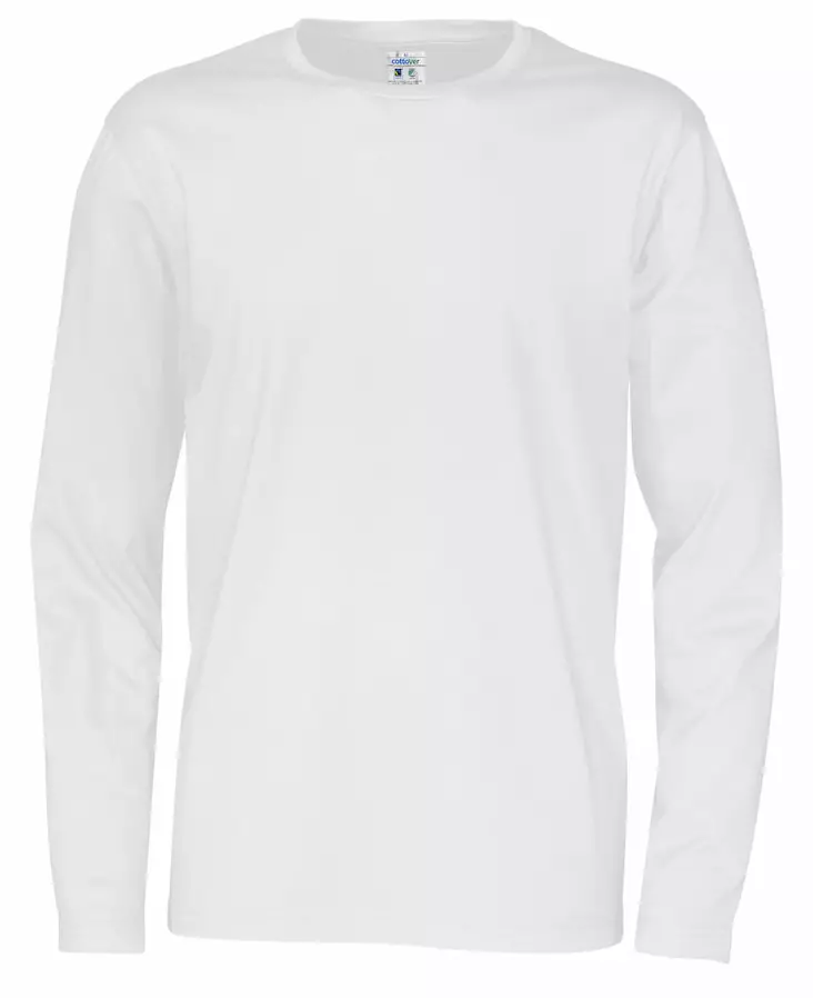Cottover Miesten pitkähihainen T-paita, Valkoinen - Kaikki Profiilivaatemerkit - 141020-100 - 1
