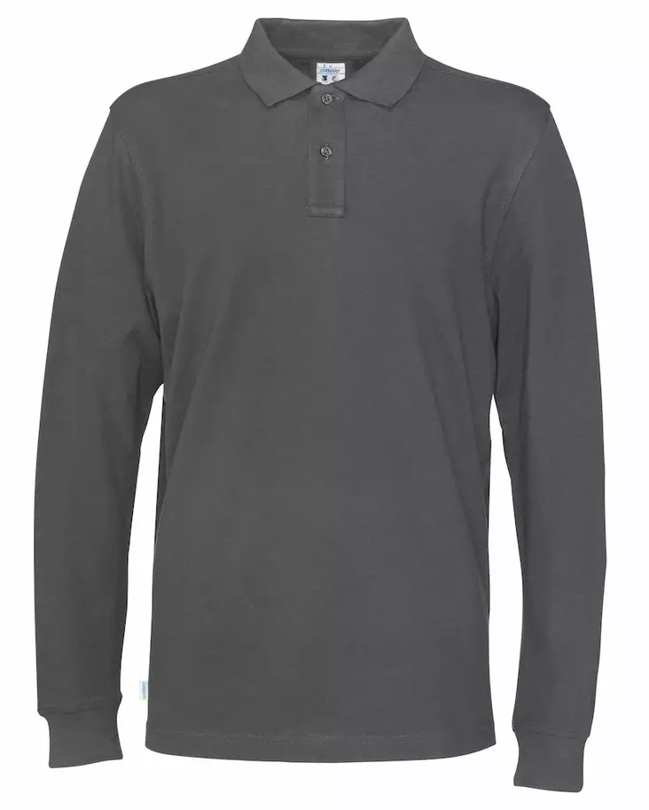 Cottover Pique Long Sleeve Man, Antrasiitti - Kaikki Profiilivaatemerkit - 141018-980 - 1