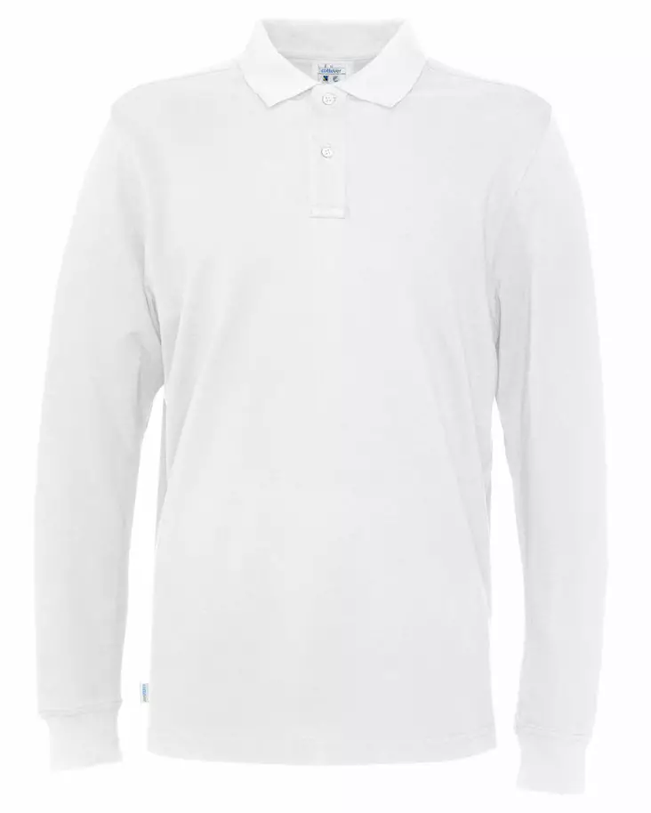 Cottover Pique Long Sleeve Man, Valkoinen - Kaikki Profiilivaatemerkit - 141018-100 - 1