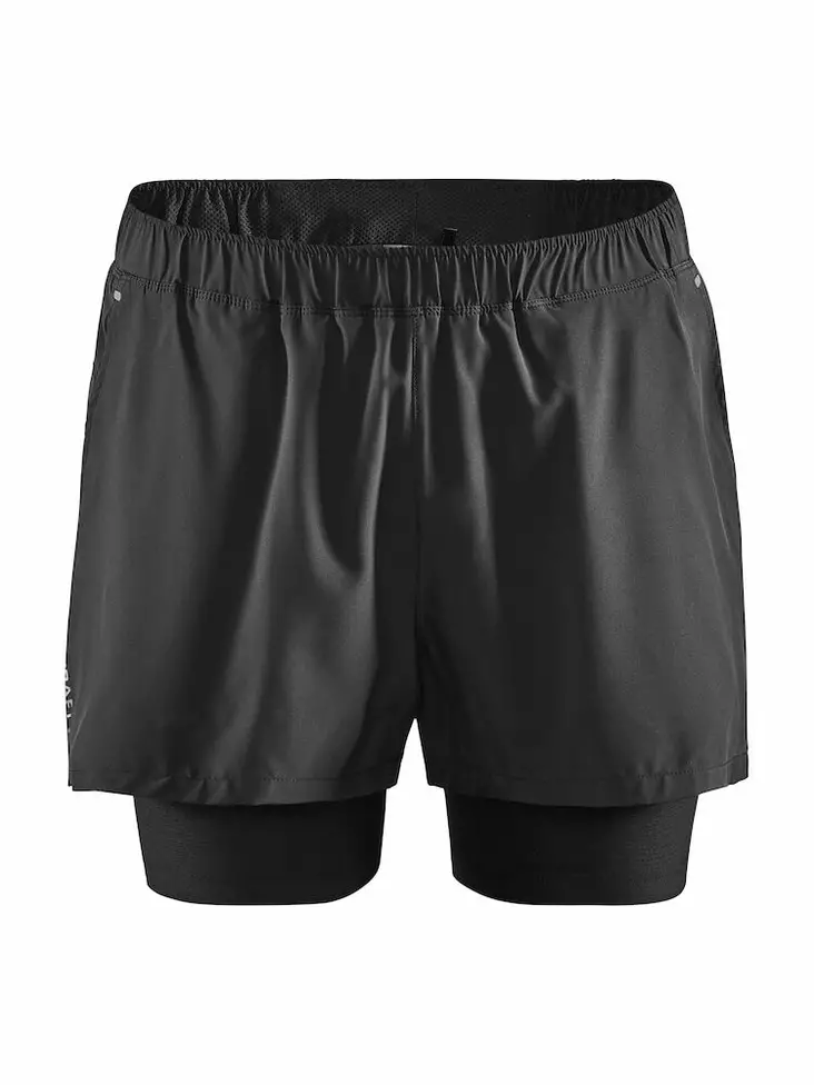 Craft ADV Essence 2-in-1 Stretch Shorts M, Black - Craft Vaatteet - 1908764-999000 - 1