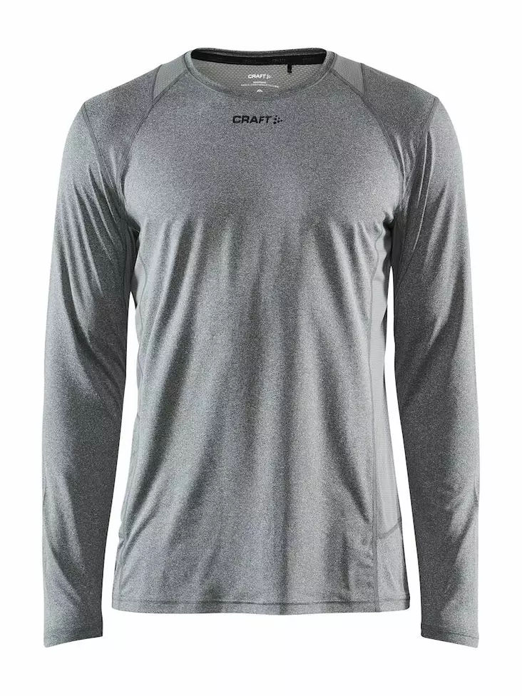 Craft ADV Essence LS Tee M, Dark Grey Melange - Craft Vaatteet - 1908754-975000 - 1