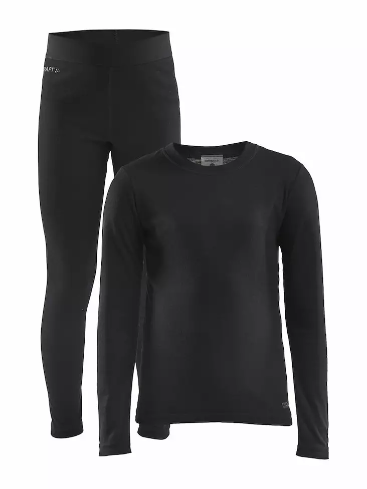 Craft CORE Warm Baselayer Set J, BLACK - Craft Vaatteet - 1909712-999000 - 1