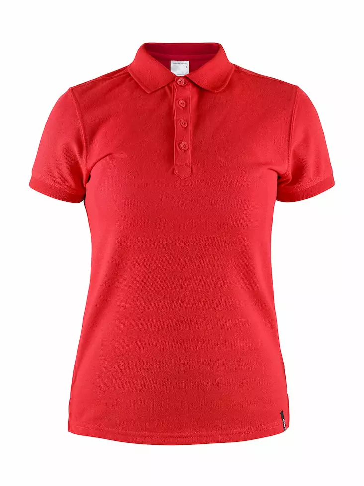 Craft Casual Polo Pique W, Bright Red - Craft Vaatteet - 1905801-430000 - 1