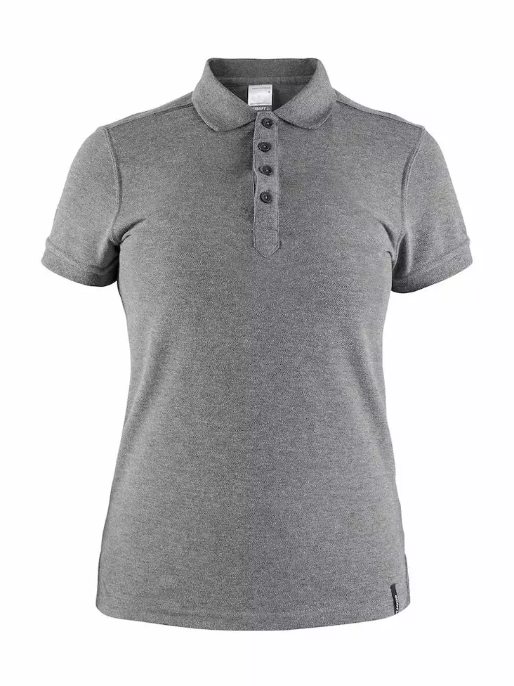 Craft Casual Polo Pique W, Dk Grey Melange - Craft Vaatteet - 1905801-975000 - 1