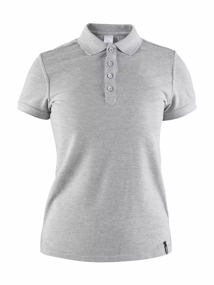 Craft Casual Polo Pique W, Grey Melange - Craft Vaatteet - 1905801-950000 - 1