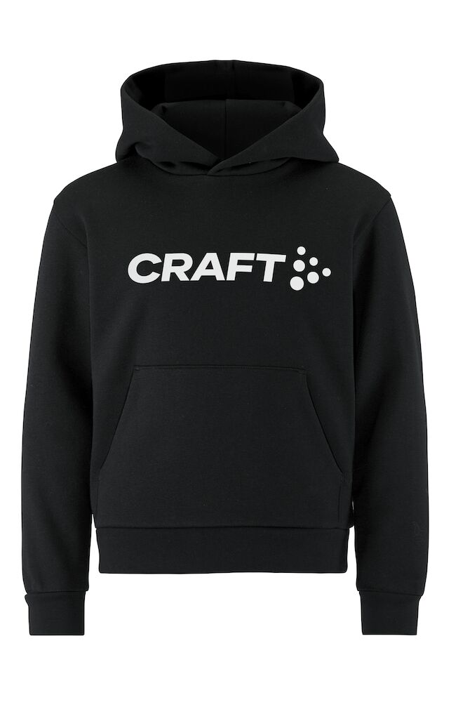 Craft Community 2.0 Craft Hoodie JR, Black - Craft Vaatteet - 1916132-999000 - 1