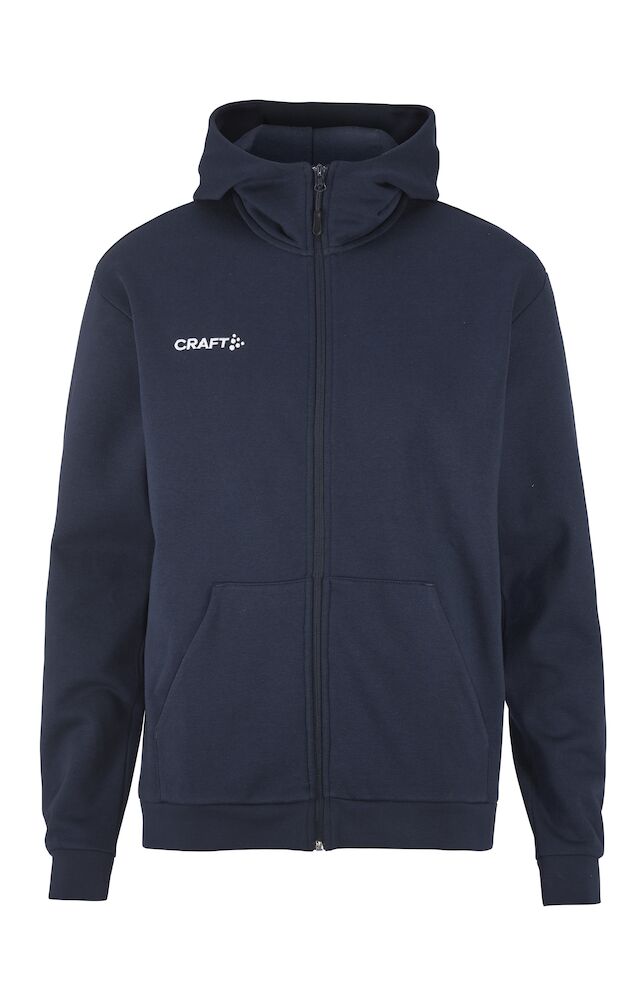 Craft Community 2.0 Logo FZ Hoodie M, Navy - Craft Vaatteet - 1915295-390000 - 1
