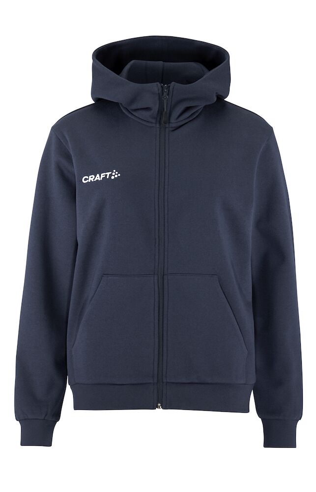 Craft Community 2.0 Logo FZ Hoodie W, Navy - Craft Vaatteet - 1915296-390000 - 1