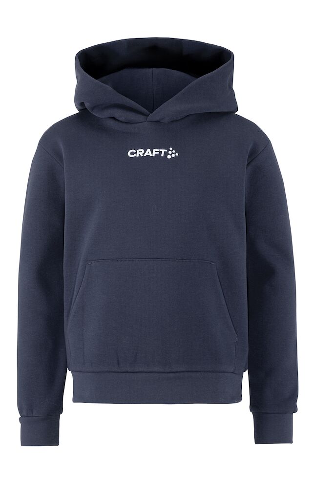 Craft Community 2.0 Logo Hoodie JR, Navy - Craft Vaatteet - 1915346-390000 - 1