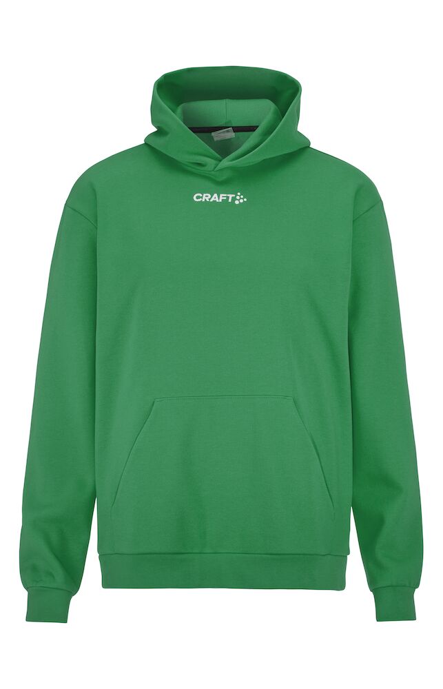 Craft Community 2.0 Logo Hoodie M, Team Green - Craft Vaatteet - 1915344-651000 - 1