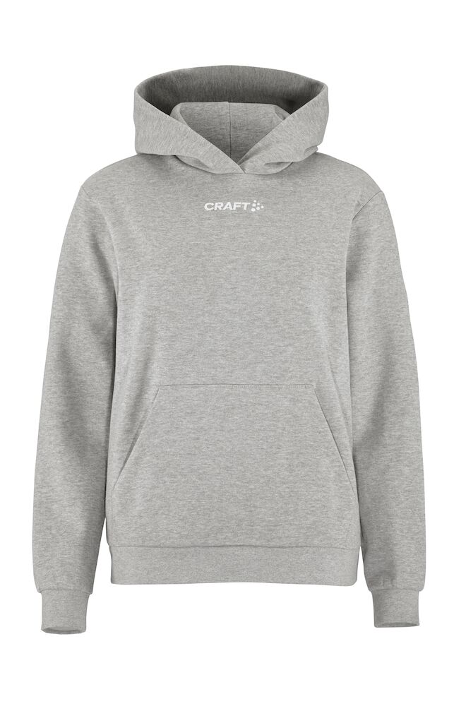 Craft Community 2.0 Logo Hoodie W, Grey Melange - Craft Vaatteet - 1915345-950000 - 1