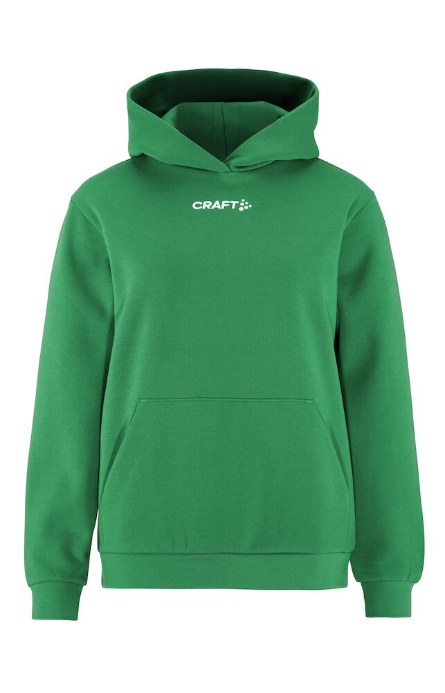 Craft Community 2.0 Logo Hoodie W, Team Green - Craft Vaatteet - 1915345-651000 - 1