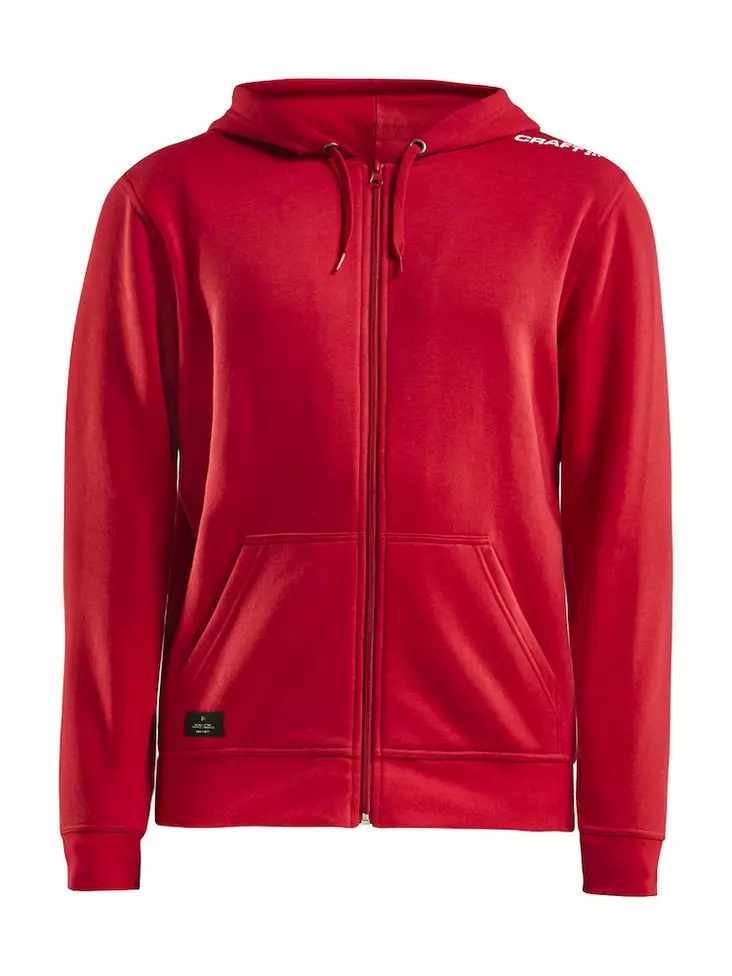 Craft Community FZ Hoodie M, BRIGHT RED - Craft Vaatteet - 1908905-430000 - 1