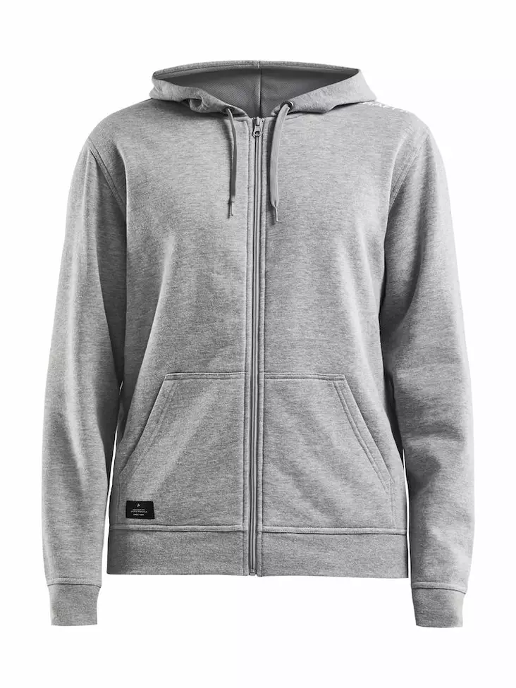 Craft Community FZ Hoodie M, GREY MELANGE - Craft Vaatteet - 1908905-950000 - 1