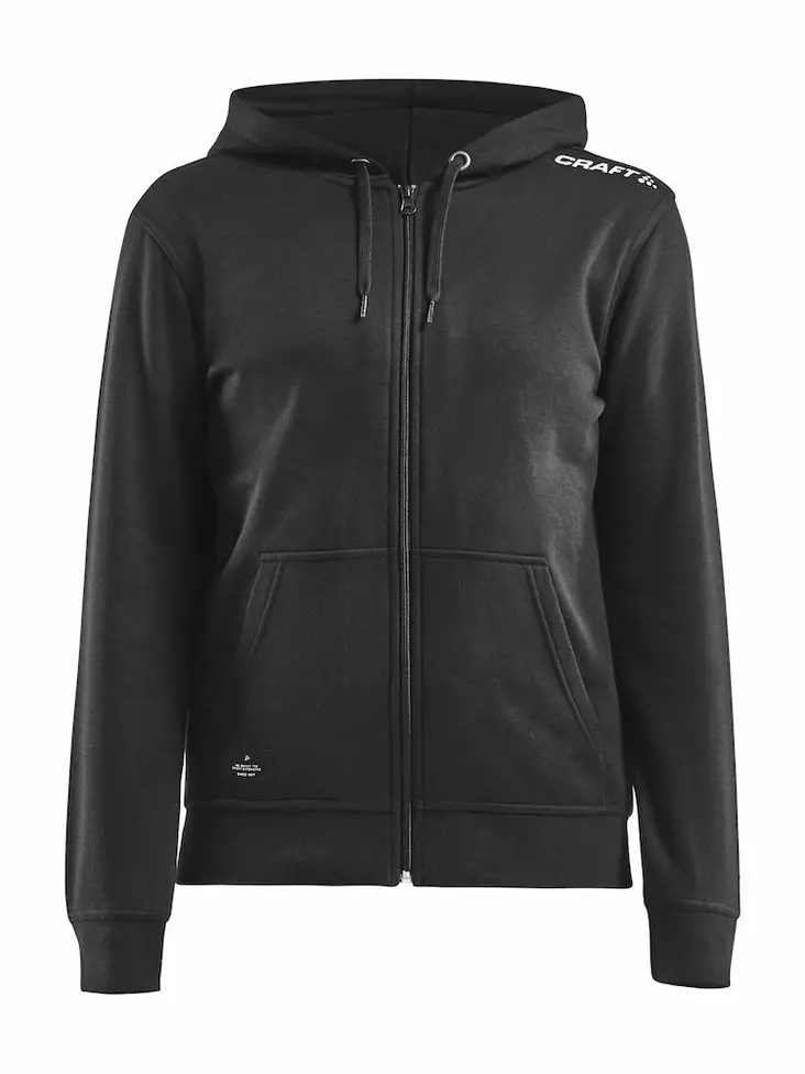 Craft Community FZ Hoodie W, BLACK - Craft Vaatteet - 1908906-999000 - 1