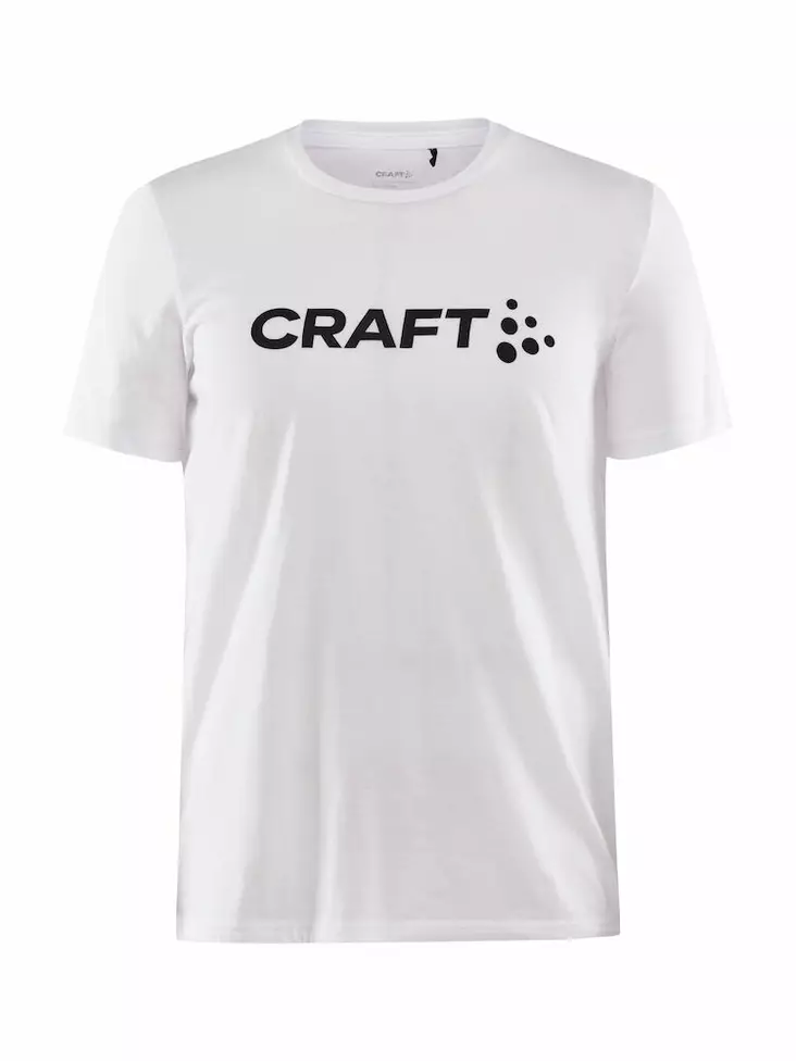 Craft Community Logo SS Tee M, White Melange - Craft Vaatteet - 1913421-900200 - 1