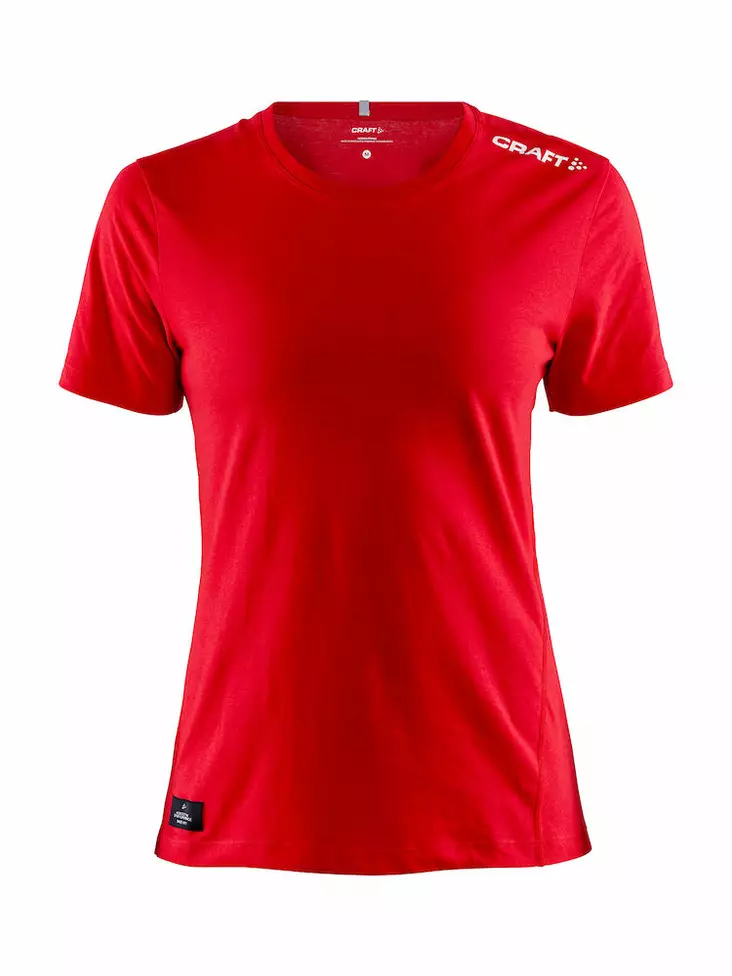 Craft Community Mix SS Tee W, BRIGHT RED - Craft Vaatteet - 1907389-430000 - 1