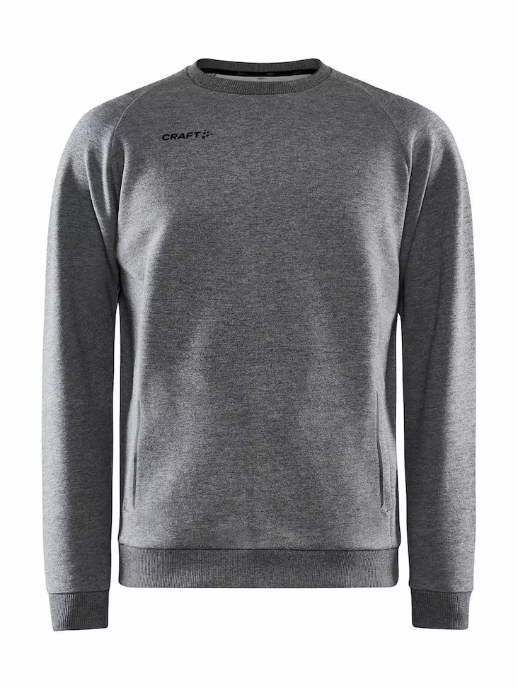 Craft Core Soul Crew Sweatshirt M, Dk Grey Melange - Craft Vaatteet - 1910622-975000 - 1