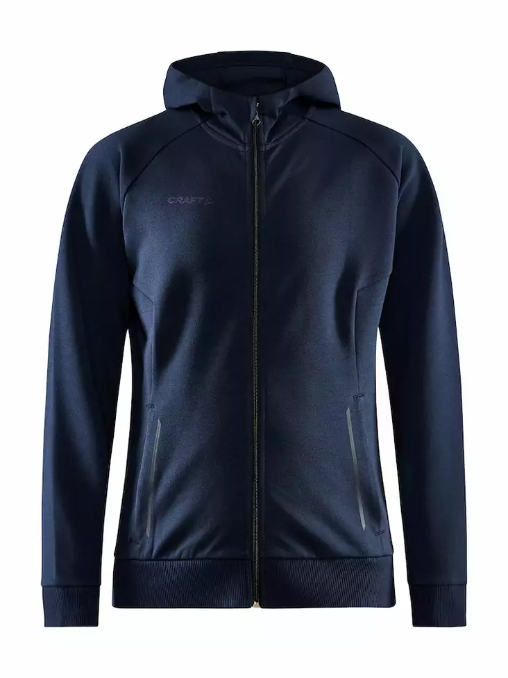 Craft Core Soul Full Zip Hood W, Dark Navy - Craft Vaatteet - 1910626-395000 - 1