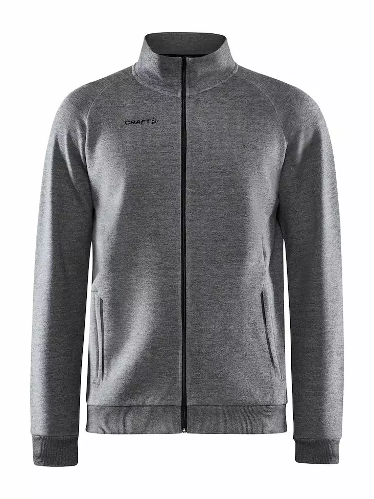 Craft Core Soul Full Zip Jacket M, Dk Grey Melange - Craft Vaatteet - 1910621-975000 - 1