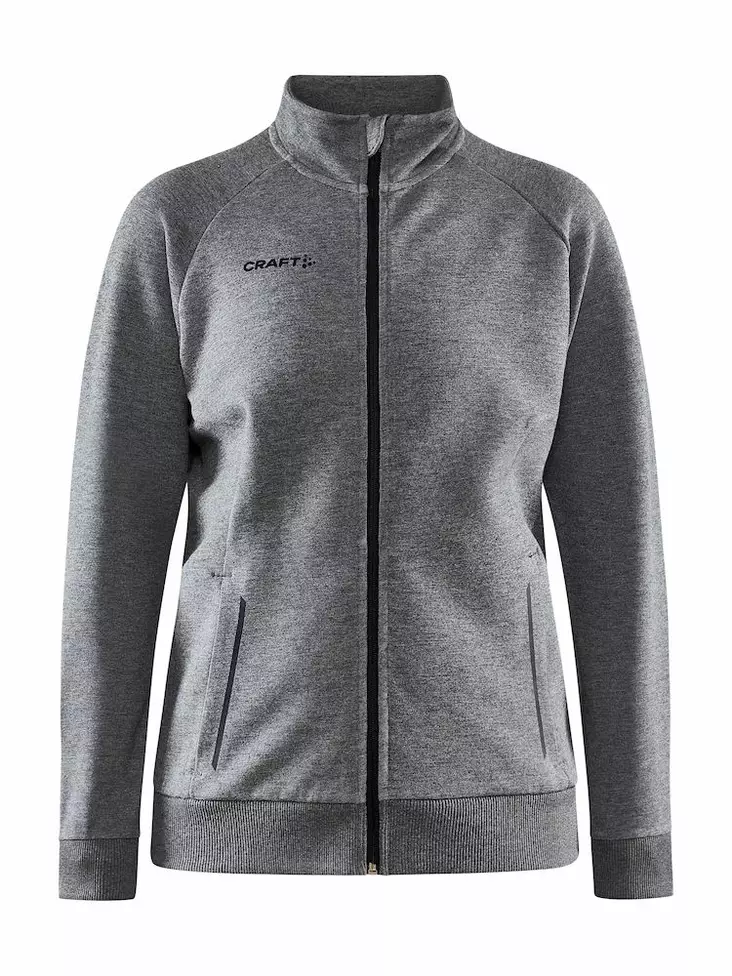Craft Core Soul Full Zip Jacket W, Dk Grey Melange - Craft Vaatteet - 1910627-975000 - 1