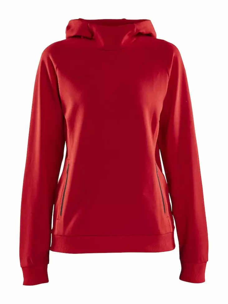 Craft Core Soul Hood Sweatshirt W, Bright Red - Craft Vaatteet - 1910629-430000 - 1