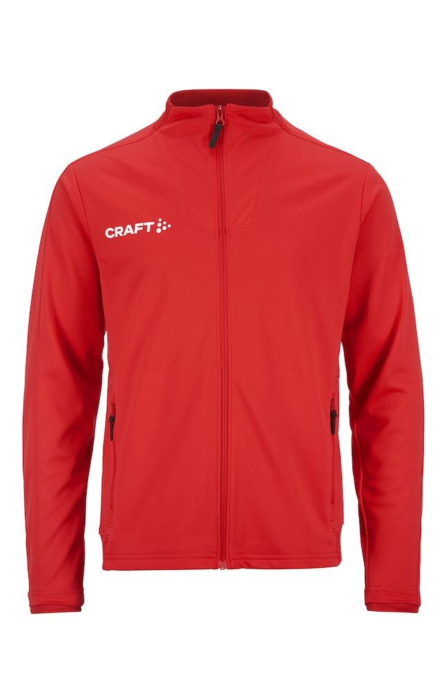 Craft Evolve 2.0 Full Zip Jacket JR, Birght Red - Craft Vaatteet - 1914763-430000 - 1