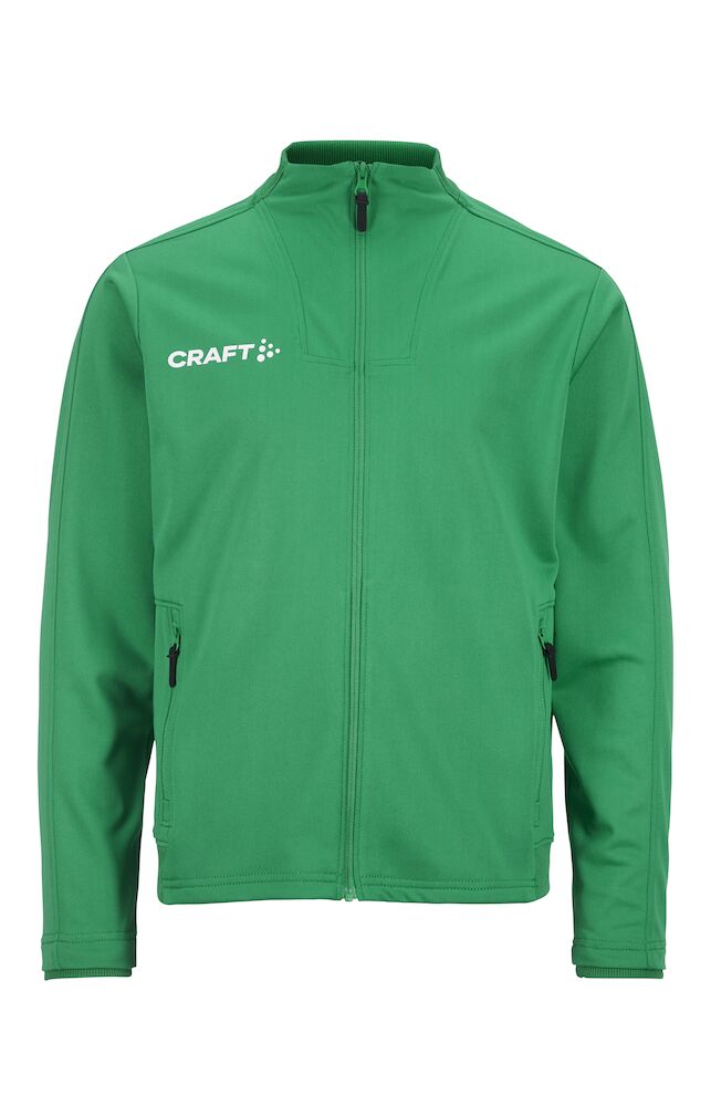 Craft Evolve 2.0 Full Zip Jacket JR, Team Green - Craft Vaatteet - 1914763-651000 - 1