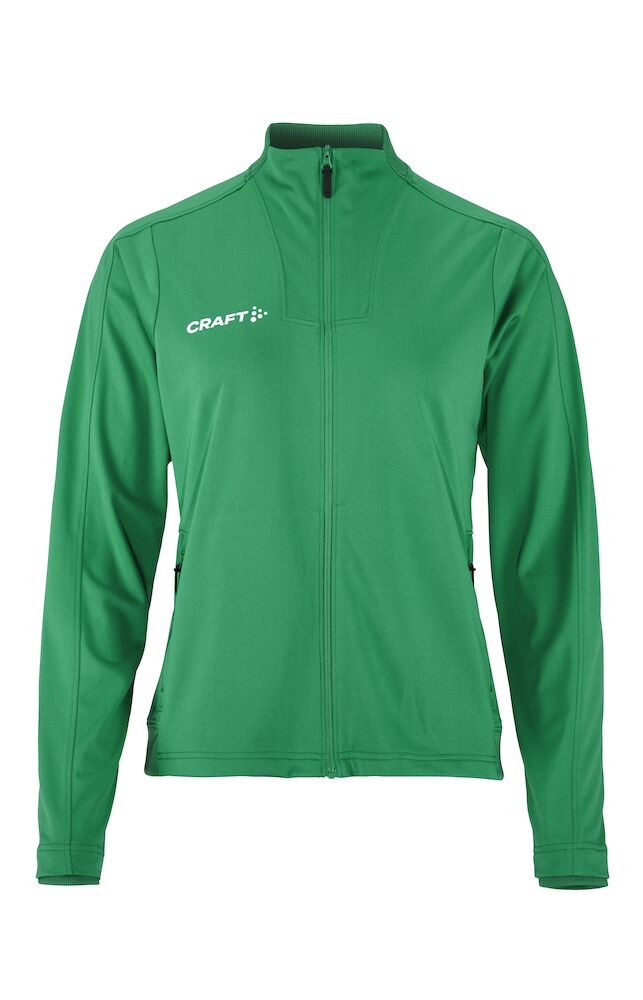 Craft Evolve 2.0 Full Zip Jacket W, Team Green - Craft Vaatteet - 1914760-651000 - 1