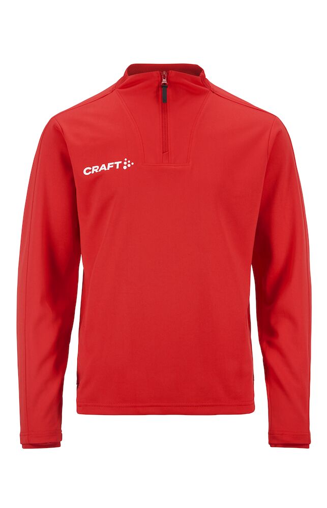 Craft Evolve 2.0 Half Zip JR, Birght Red - Craft Vaatteet - 1914764-430000 - 1