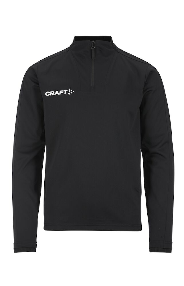 Craft Evolve 2.0 Half Zip JR, Black - Craft Vaatteet - 1914764-999000 - 1
