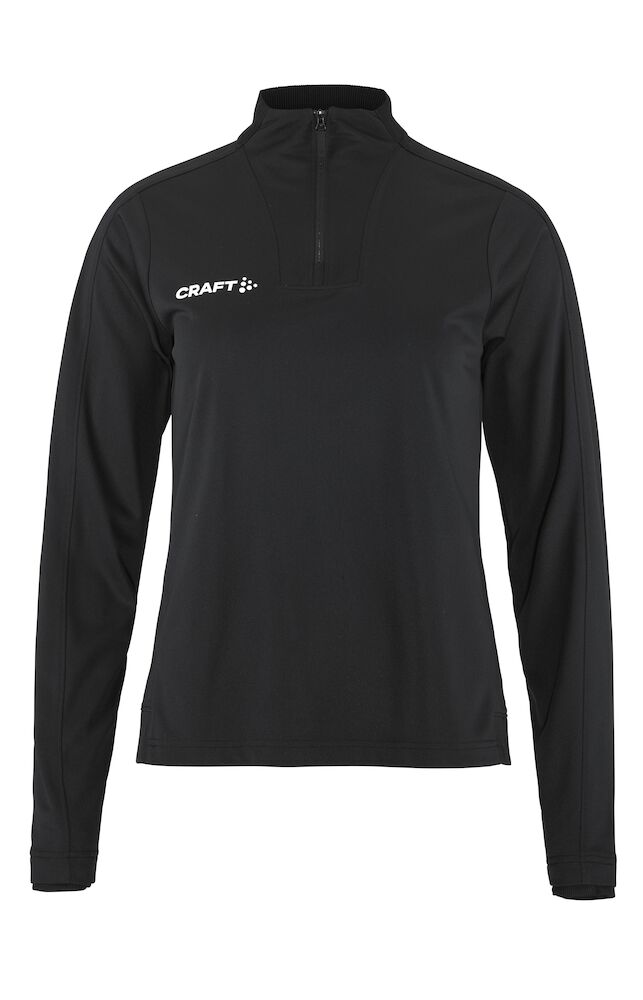 Craft Evolve 2.0 Half Zip W, Black - Craft Vaatteet - 1914761-999000 - 1