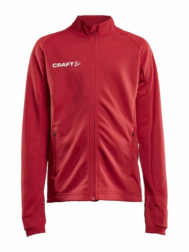 Craft Evolve Full Zip JR, Bright Red - Craft Vaatteet - 1910156-430000 - 1