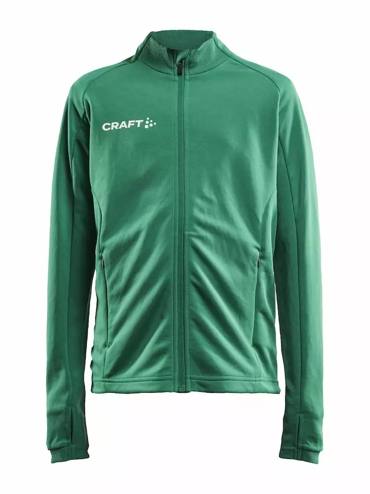 Craft Evolve Full Zip JR, Team Green - Craft Vaatteet - 1910156-651000 - 1
