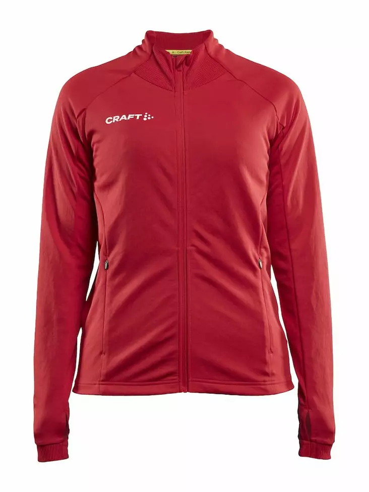 Craft Evolve Full Zip W, Bright Red - Craft Vaatteet - 1910155-430000 - 1