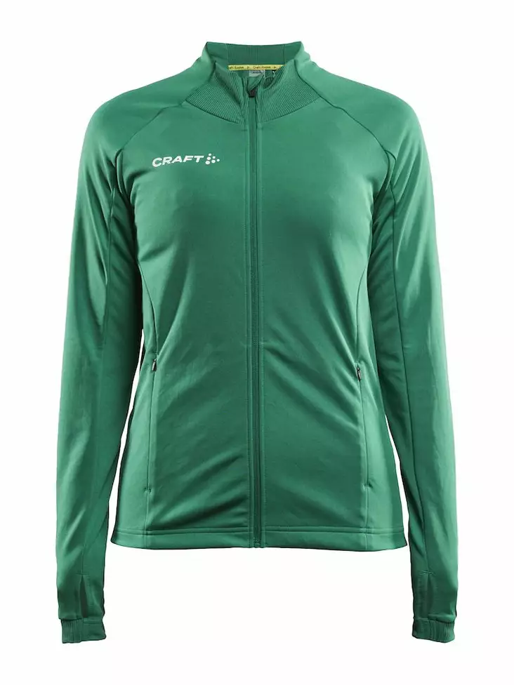 Craft Evolve Full Zip W, Team Green - Craft Vaatteet - 1910155-651000 - 1