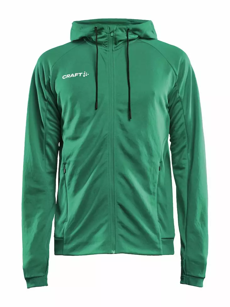 Craft Evolve Hood Jacket M, Team Green - Craft Vaatteet - 1910157-651000 - 1