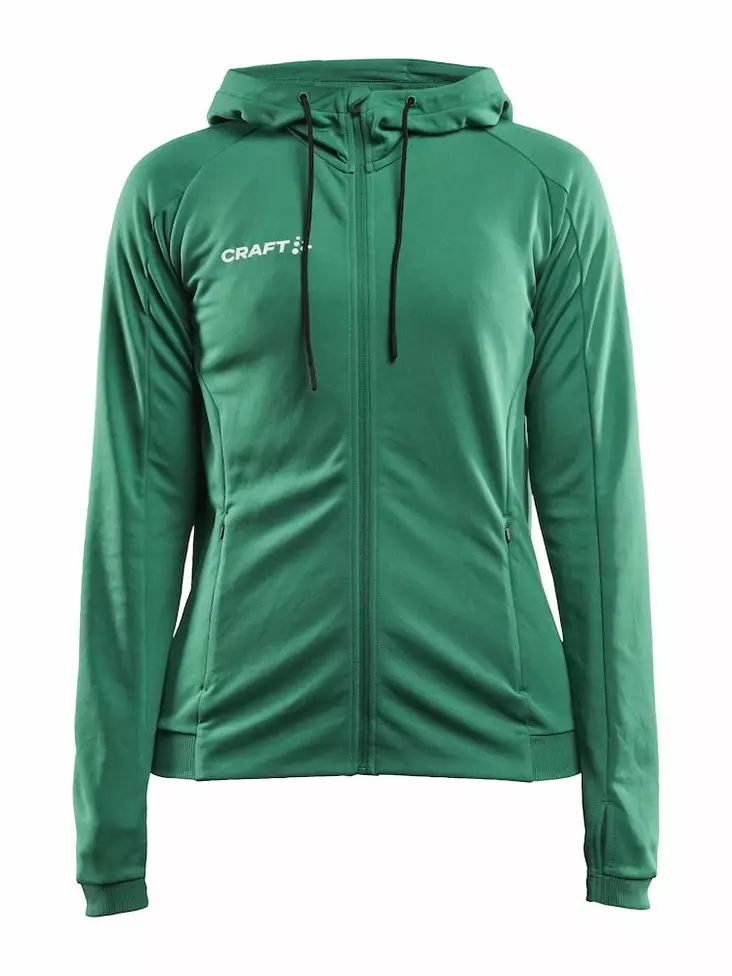Craft Evolve Hood Jacket W, Team Green - Craft Vaatteet - 1910158-651000 - 1
