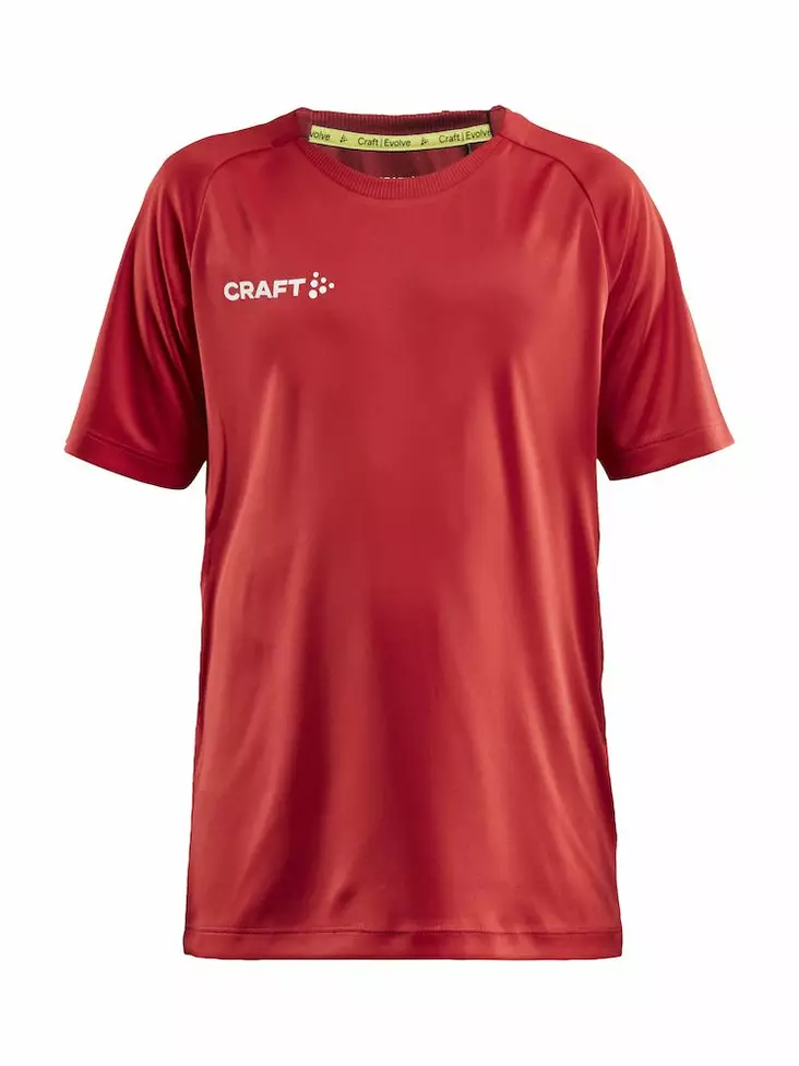 Craft Evolve Tee JR, Bright Red - Craft Vaatteet - 1910144-430000 - 1